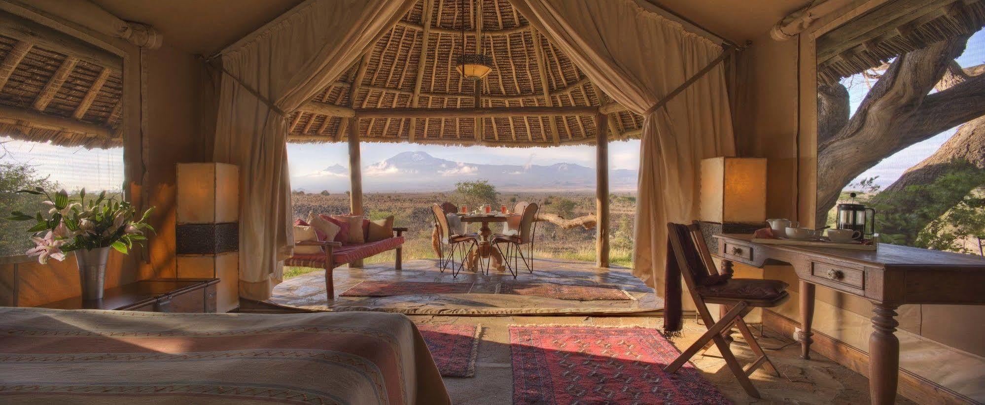 Elewana Tortilis Camp Hotel Amboseli Kültér fotó